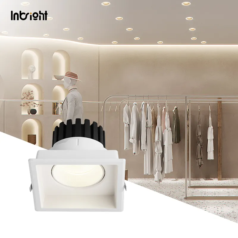 Recessed Aluminum COB LED Downlight 10-40W