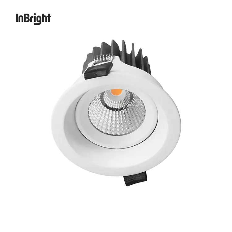 Anti-Glare Adjustable Dimmable Recessed LED Downlight 7-30W IP50