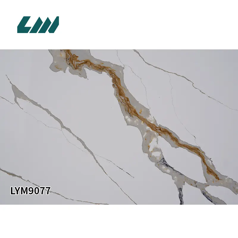 Polished Engineered Quartz Slab 3200x1600mm