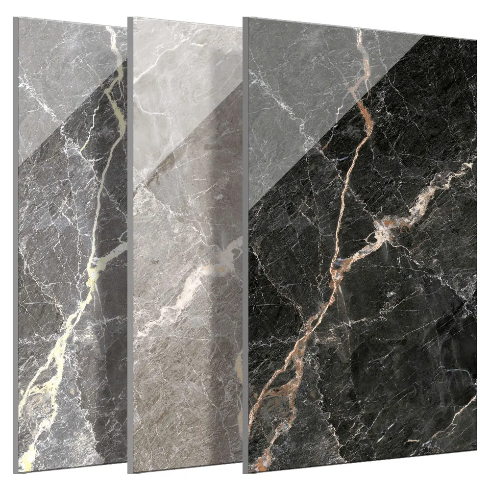Marble-Look Polished Porcelain Wall And Floor Tile 600x1200mm product sample