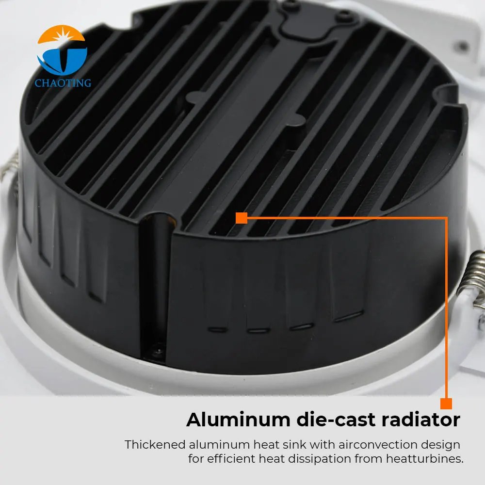Adjustable Recessed Aluminum LED Downlight 5-20W