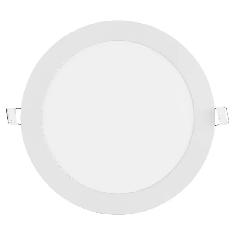 Slim Recessed Round LED Panel Light 6W For Indoor Lighting