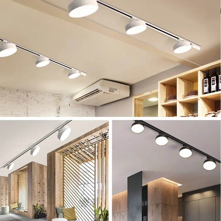 Aluminum LED Track Spotlight Black/White 24/36W IP20