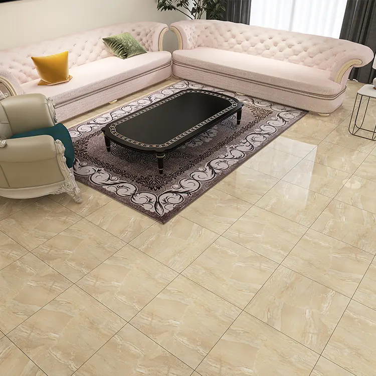Marble-Look Porcelain Wall And Floor Tile 600x600mm