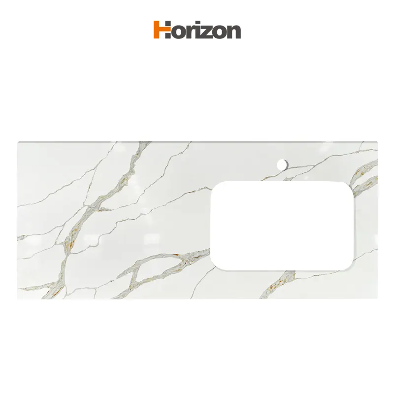 White Engineered Quartz Slab 3200x1600mm