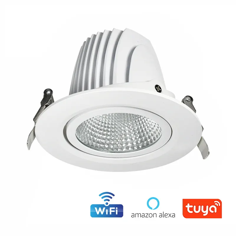 Recessed Round Aluminum LED Downlight 7-35W