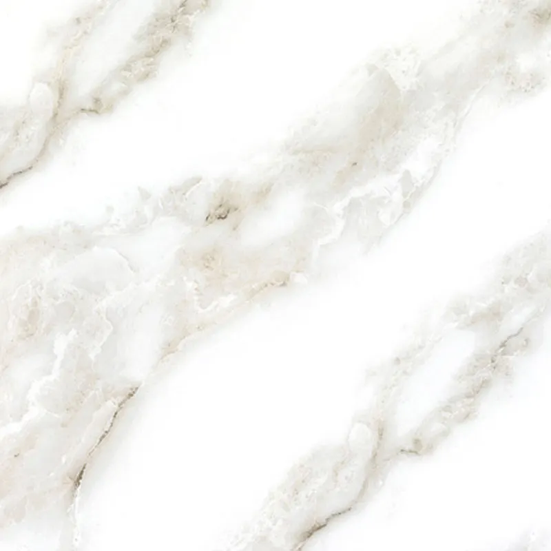 Marble-Look Glazed Porcelain Floor Tile 600x600mm