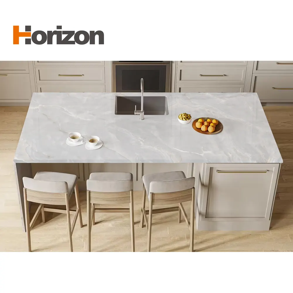 3D-Printed Polished Engineered Quartz Slab