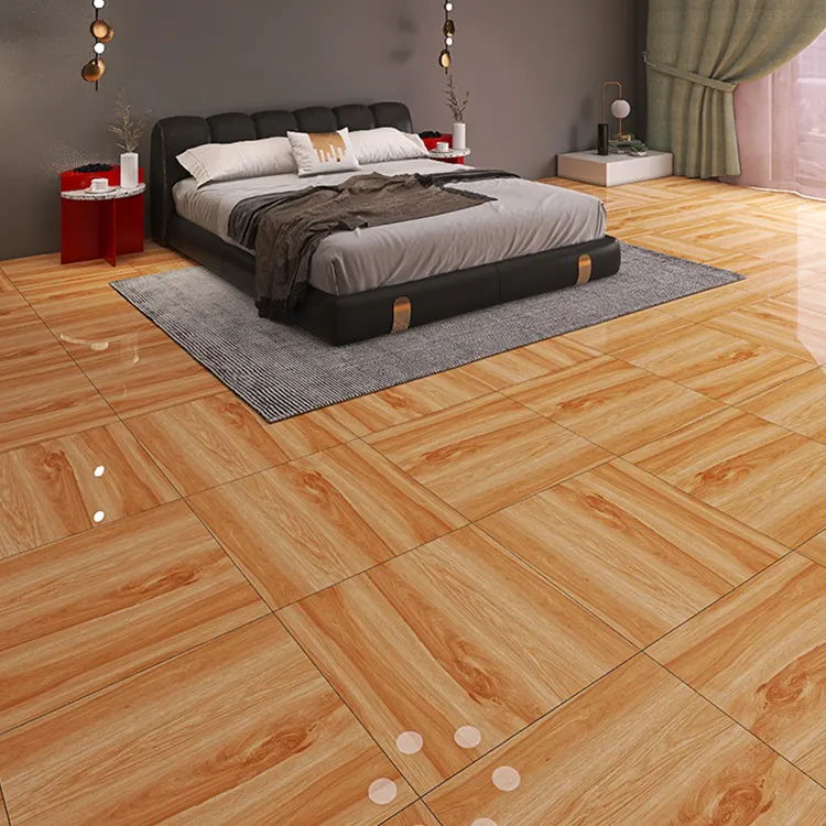 Wood-Look Porcelain Floor Tile 600x600mm