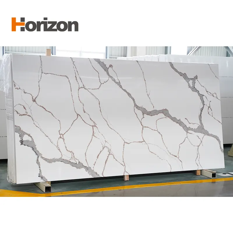White Engineered Quartz Slab 3200x1600mm