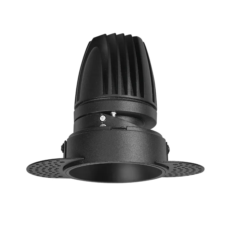 Anti-Glare Adjustable Trimless Recessed COB LED Downlight 7-15W