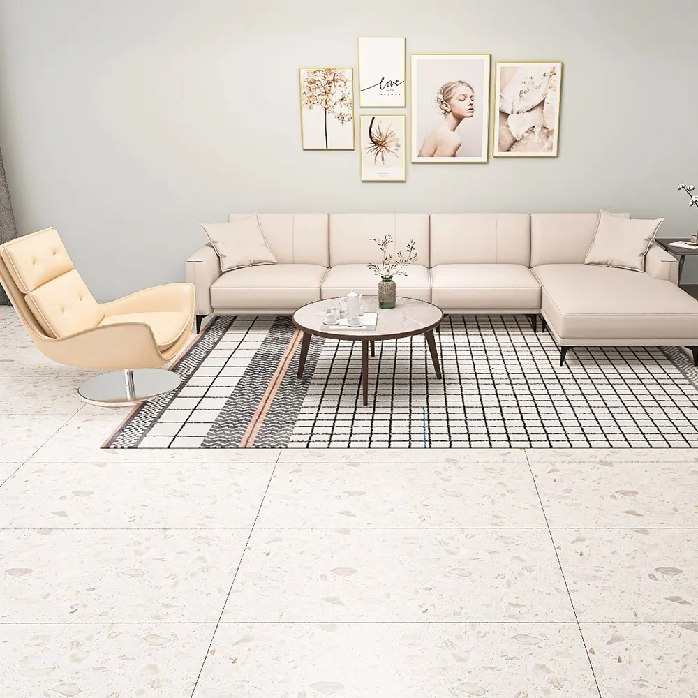 Non-Slip Terrazzo-Look Porcelain Floor Tile 600x1200mm