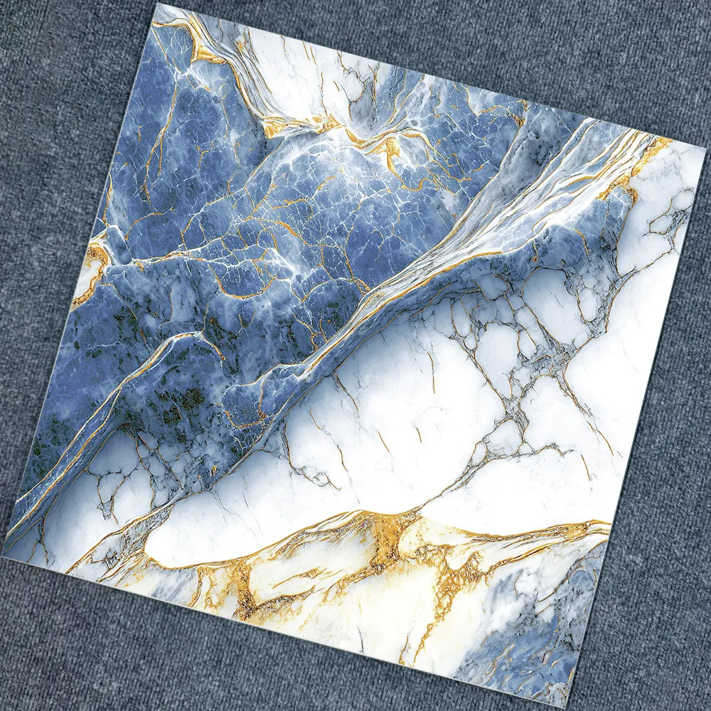 Stone-Look Gold Porcelain Floor Tile 600x600mm