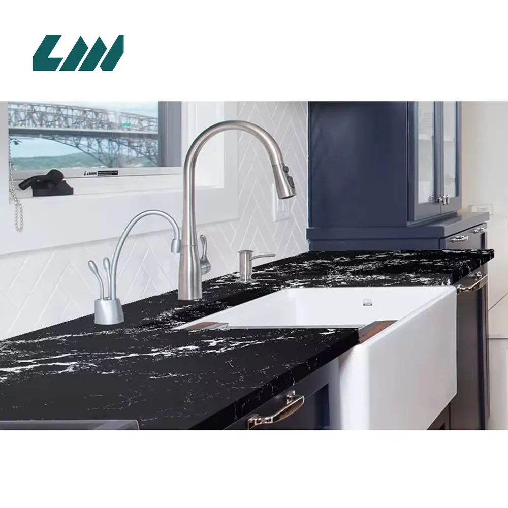 Calacatta Engineered Quartz Slab 3200x1600mm