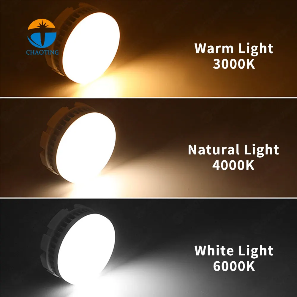 Adjustable Surface-Mounted Aluminum Track Spotlight Housing GX53
