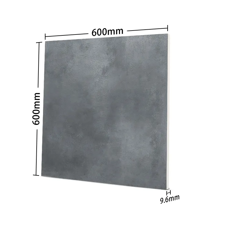Non-Slip Stone-Look Matte Porcelain Floor Tile 600x600mm