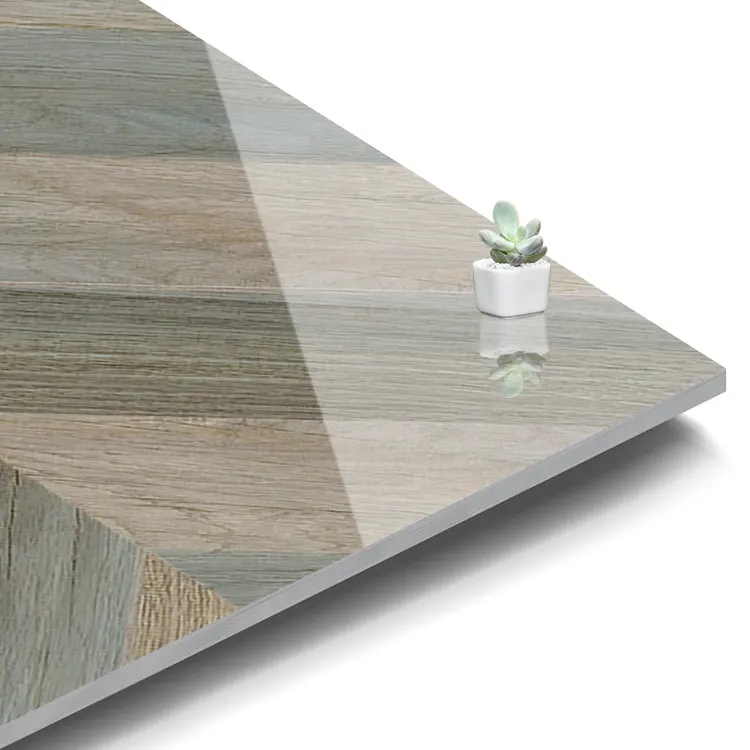 Wood-Look Porcelain Floor Tile 600x600mm
