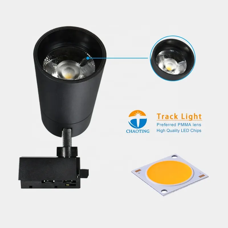 Aluminum COB LED Track Spotlight 10W