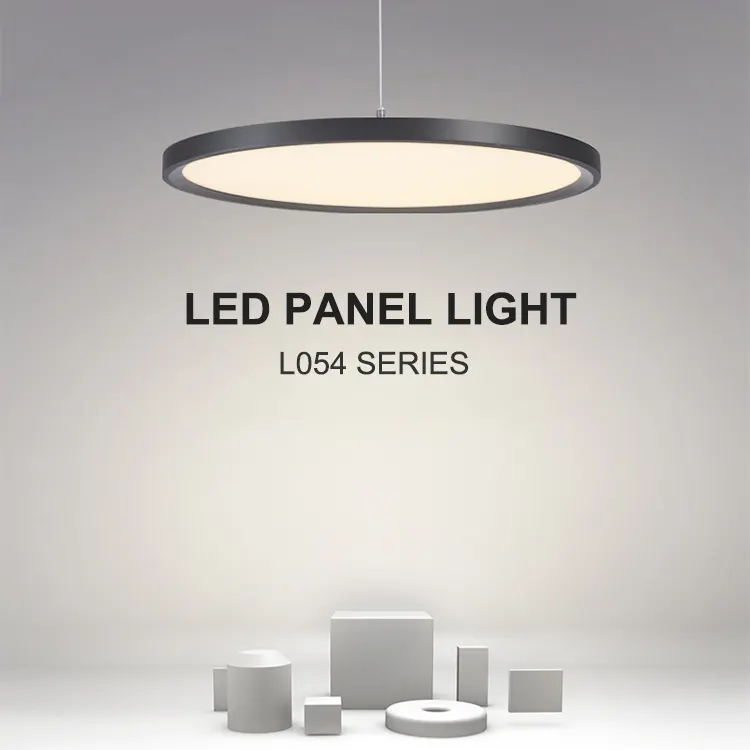 Smart Round Aluminum LED Panel Light 600x600 White 40W