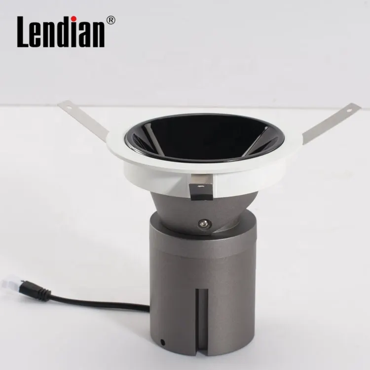 Anti-Glare Dimmable Recessed Round COB LED Downlight 9W IP20/IP44