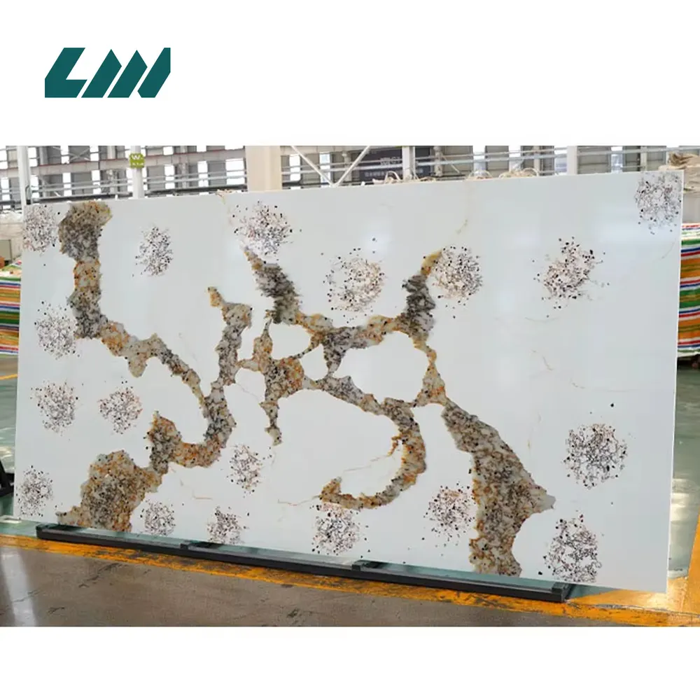 Calacatta Engineered Quartz Slab 3200x1600mm