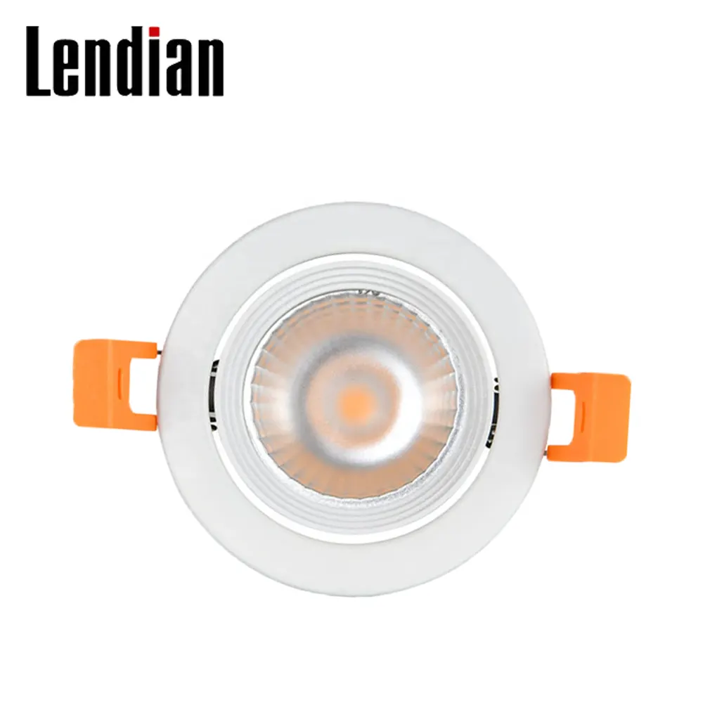 Recessed Aluminum LED Downlight 12W 75mm