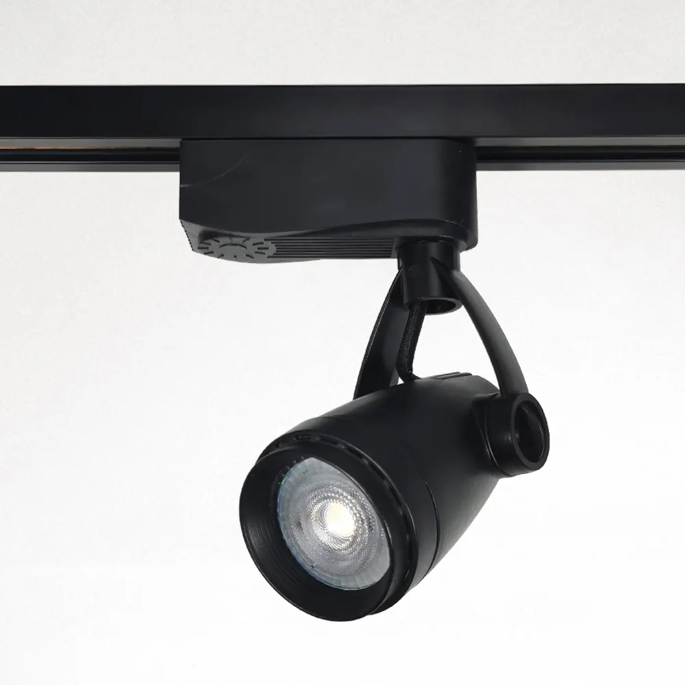 Adjustable Aluminum Track Spotlight Housing Black/White MR16/GU10