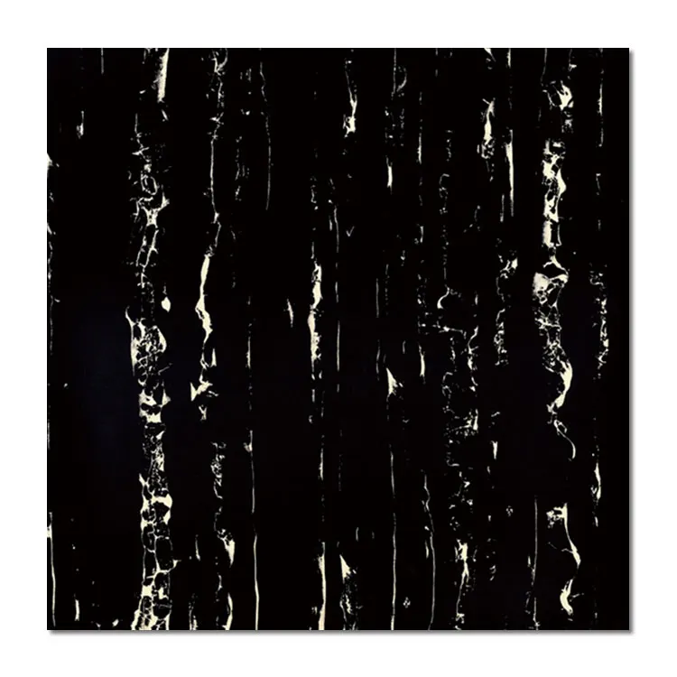 Stone-Look Black Polished Porcelain Floor Tile 600x600mm/800x800mm