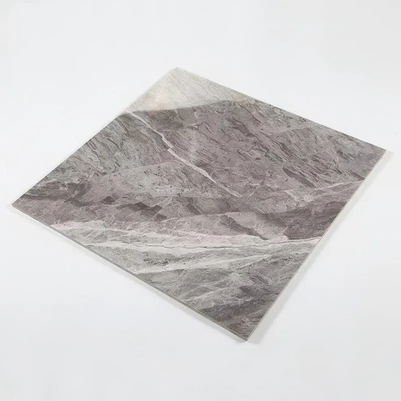 Marble-Look Polished Ceramic Floor Tile 800x800mm