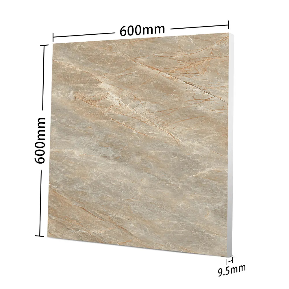 Non-Slip Wood-Look Matte Porcelain Floor Tile 600x600mm