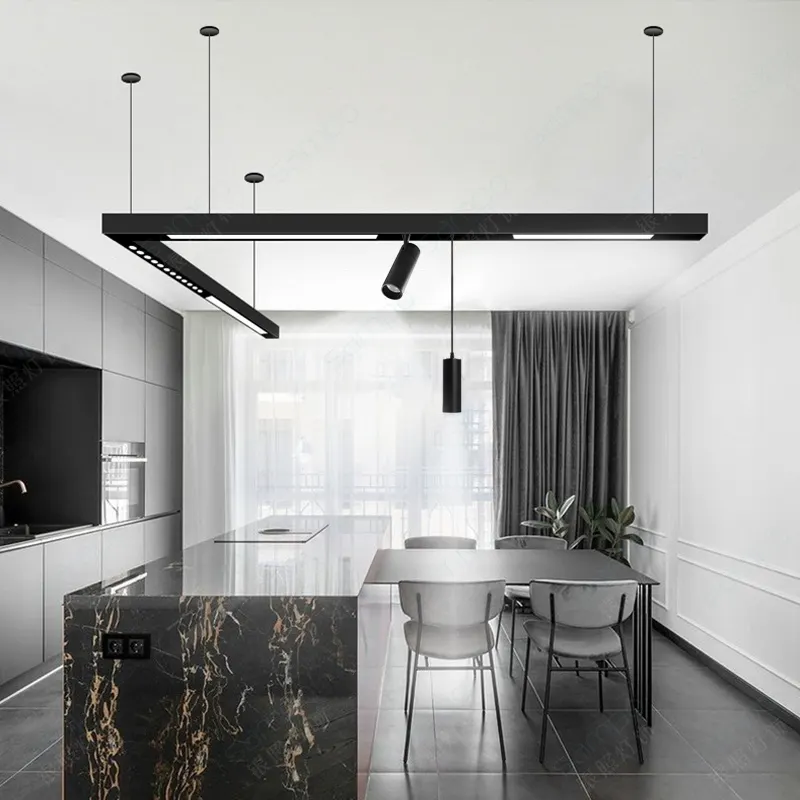 Smart Aluminum Magnetic LED Track Pendant Light 10/12W
