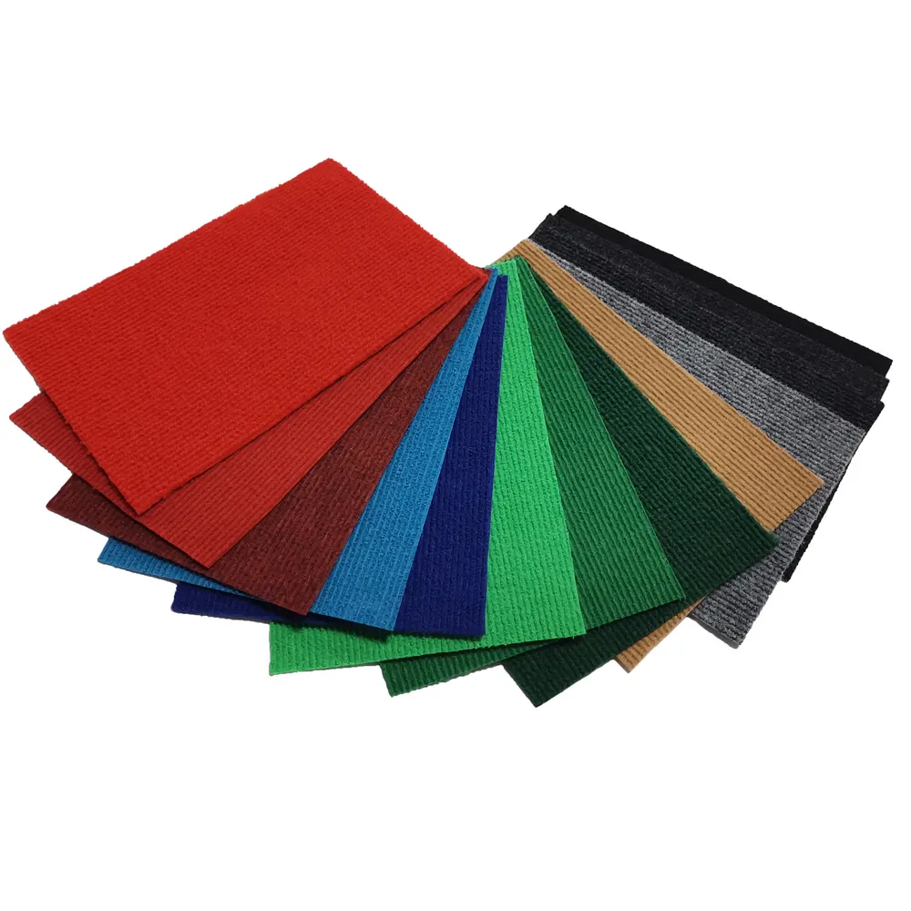 Ribbed Polyester Exhibition And Event Carpet