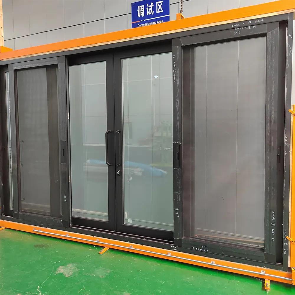Thermal-Break Aluminum Window 5+12A+5mm With Double Tempered Glazing
