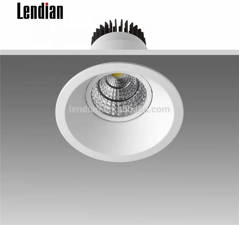 Dimmable Recessed Aluminum LED Downlight 6-30W