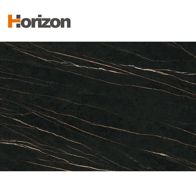 Marble-Look Glossy Sintered Stone Slab 1600x3200mm