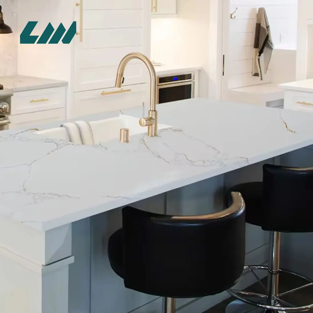 Jade-Look Engineered Quartz Slab 3200x1600mm