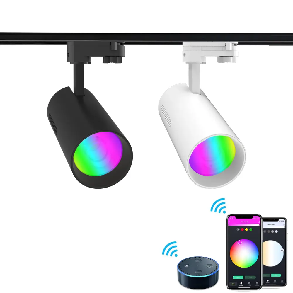 Adjustable Smart Dimmable LED Track Spotlight 15/20W product sample