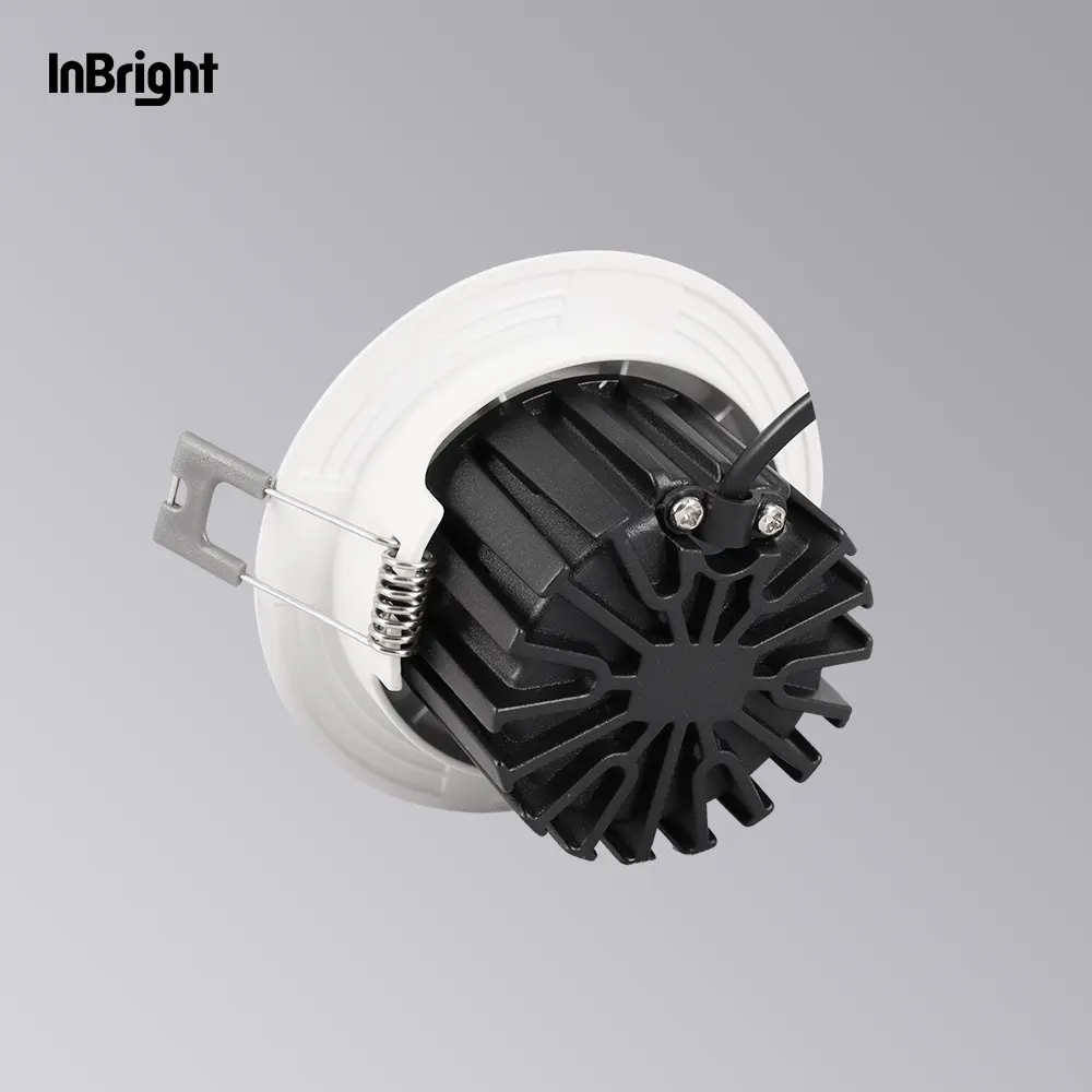 Anti-Glare Dimmable Recessed Round LED Downlight 10-25W IP65