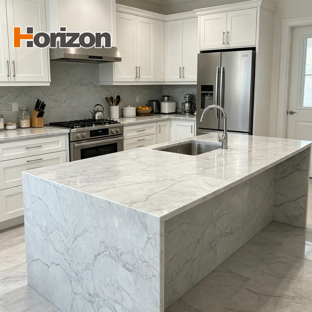 Polished Engineered Quartz Slab