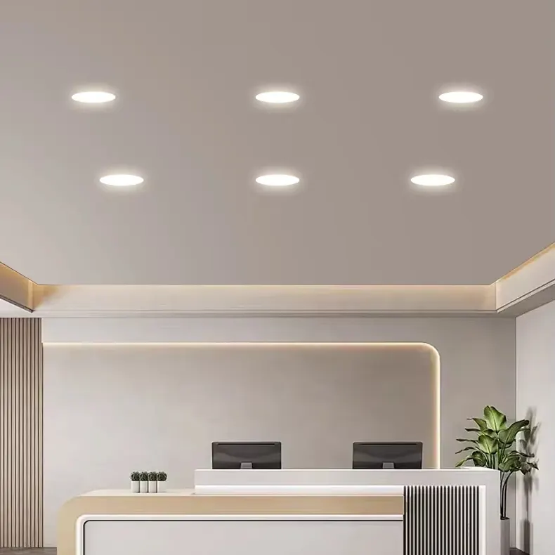 Adjustable Trimless Recessed Square LED Panel Light 9-36W