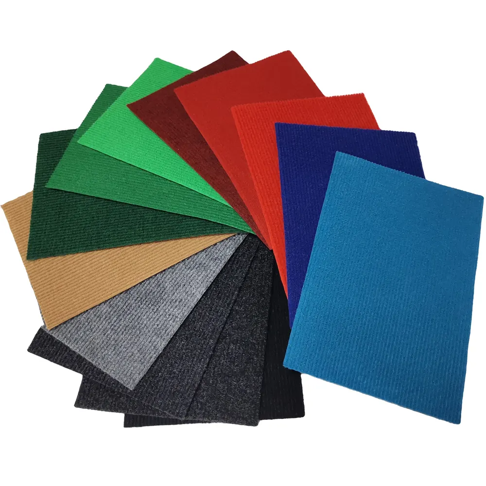 Red/Blue/Green Polyester Carpet Roll 2-6mm Thick