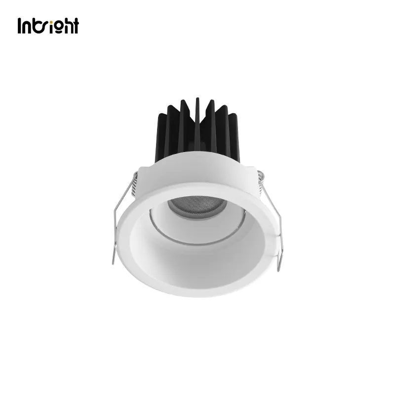Anti-Glare Adjustable Dimmable Recessed COB LED Downlight 8W IP65