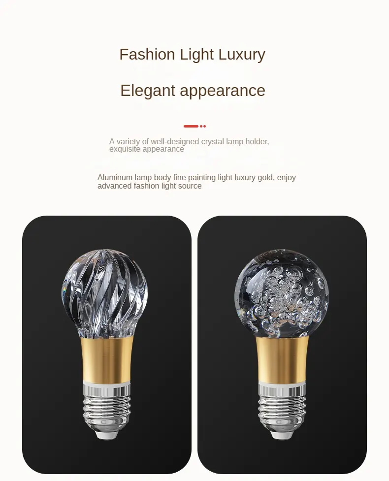 Aluminum Acrylic LED Bulb 5W E27/E14 3CCT Selectable