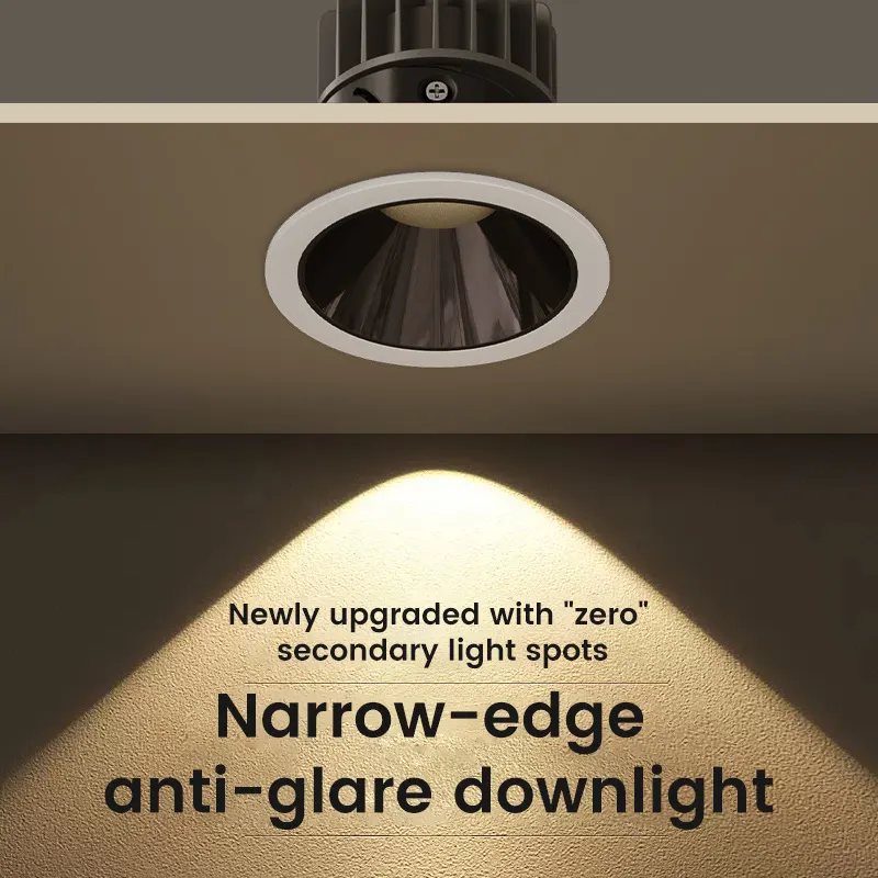 Anti-Glare Surface-Mounted Aluminum LED Downlight 8-15W