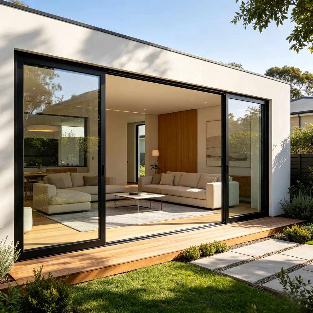Thermal-Break Aluminum Sliding Window 5+12A+5mm