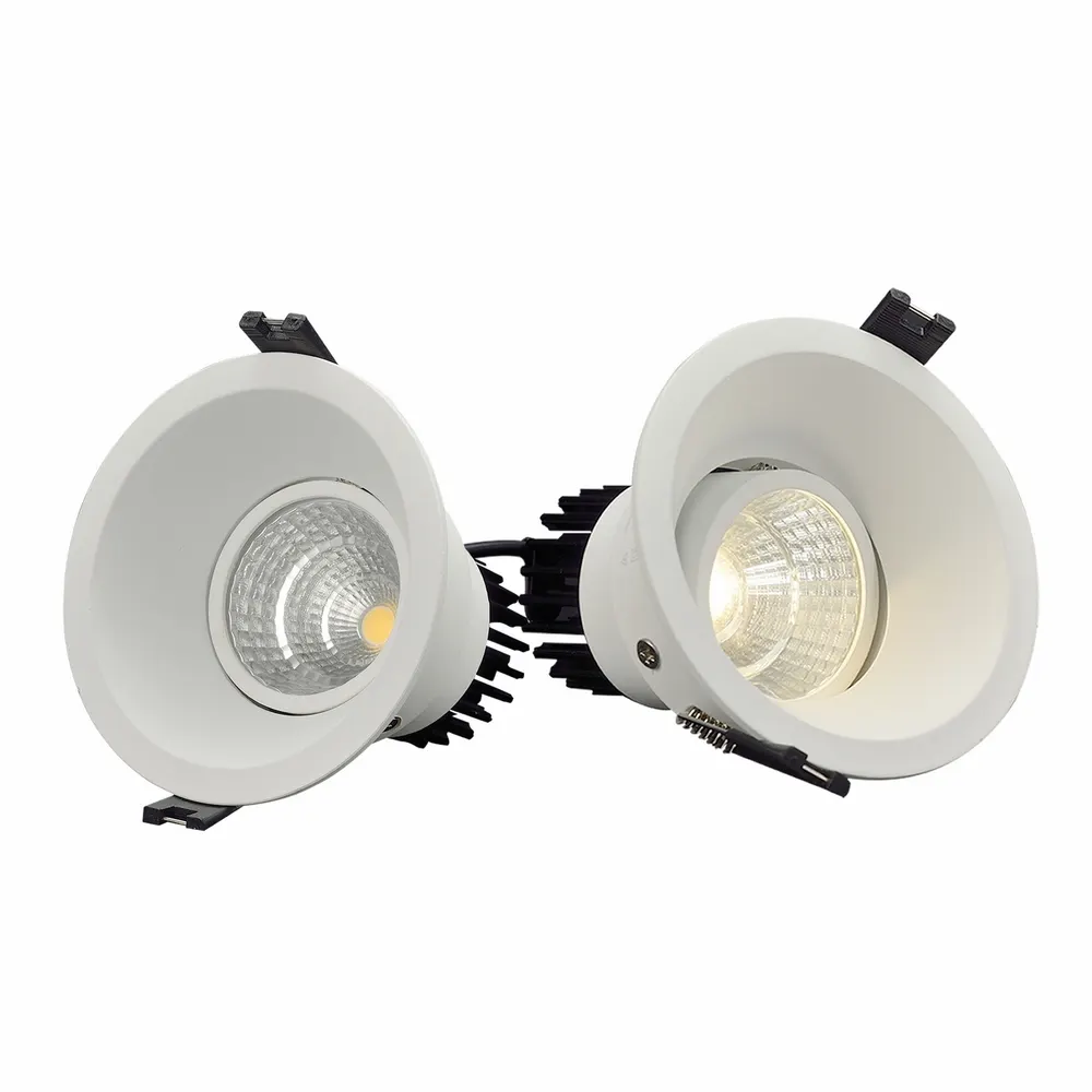 Dimmable Recessed Aluminum LED Downlight 6-12W