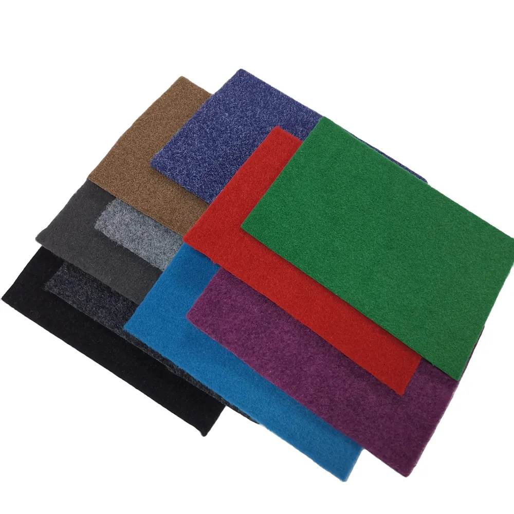 Green Polyester Exhibition And Event Carpet 4-8mm Thick