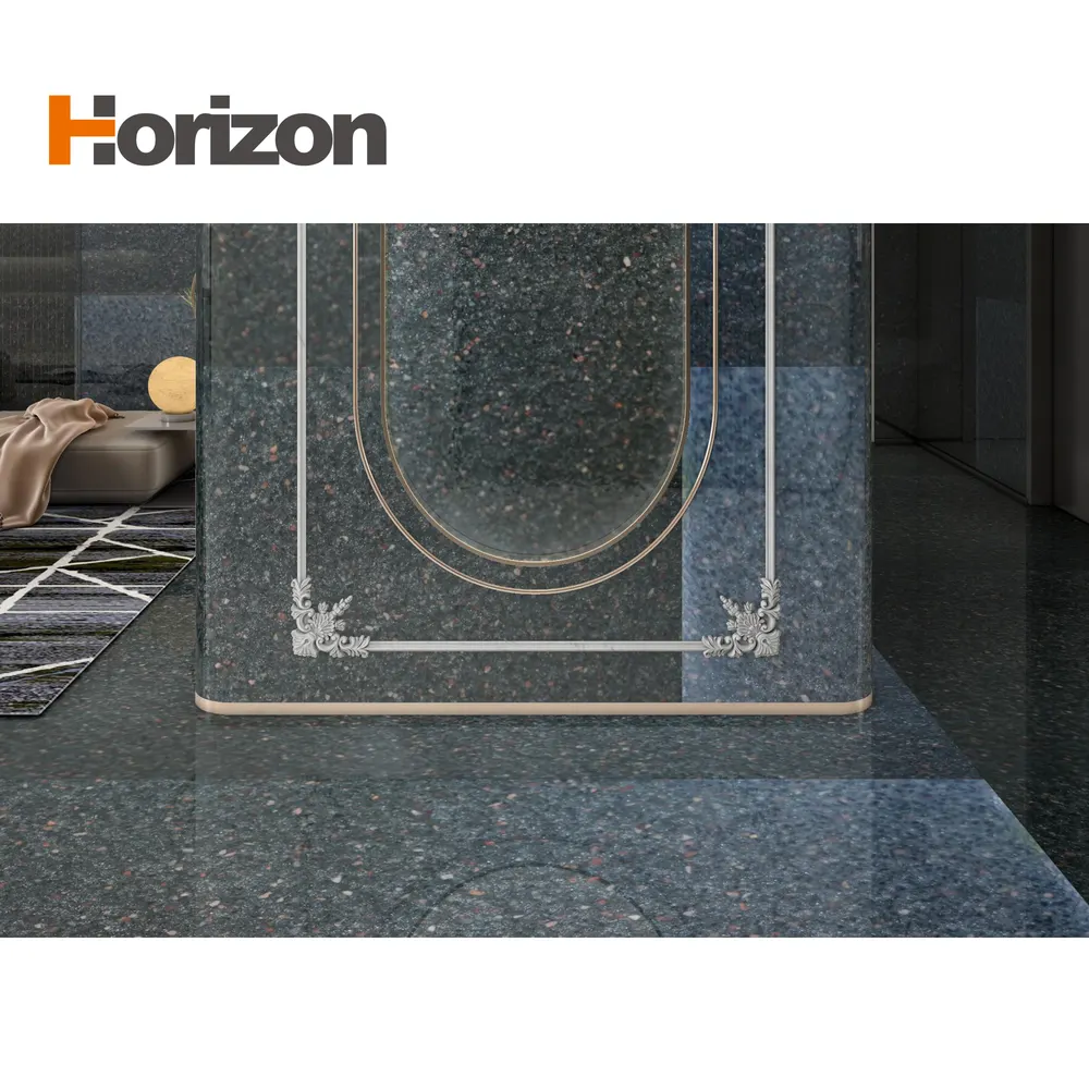 Jade-Look Engineered Quartz Floor Tile