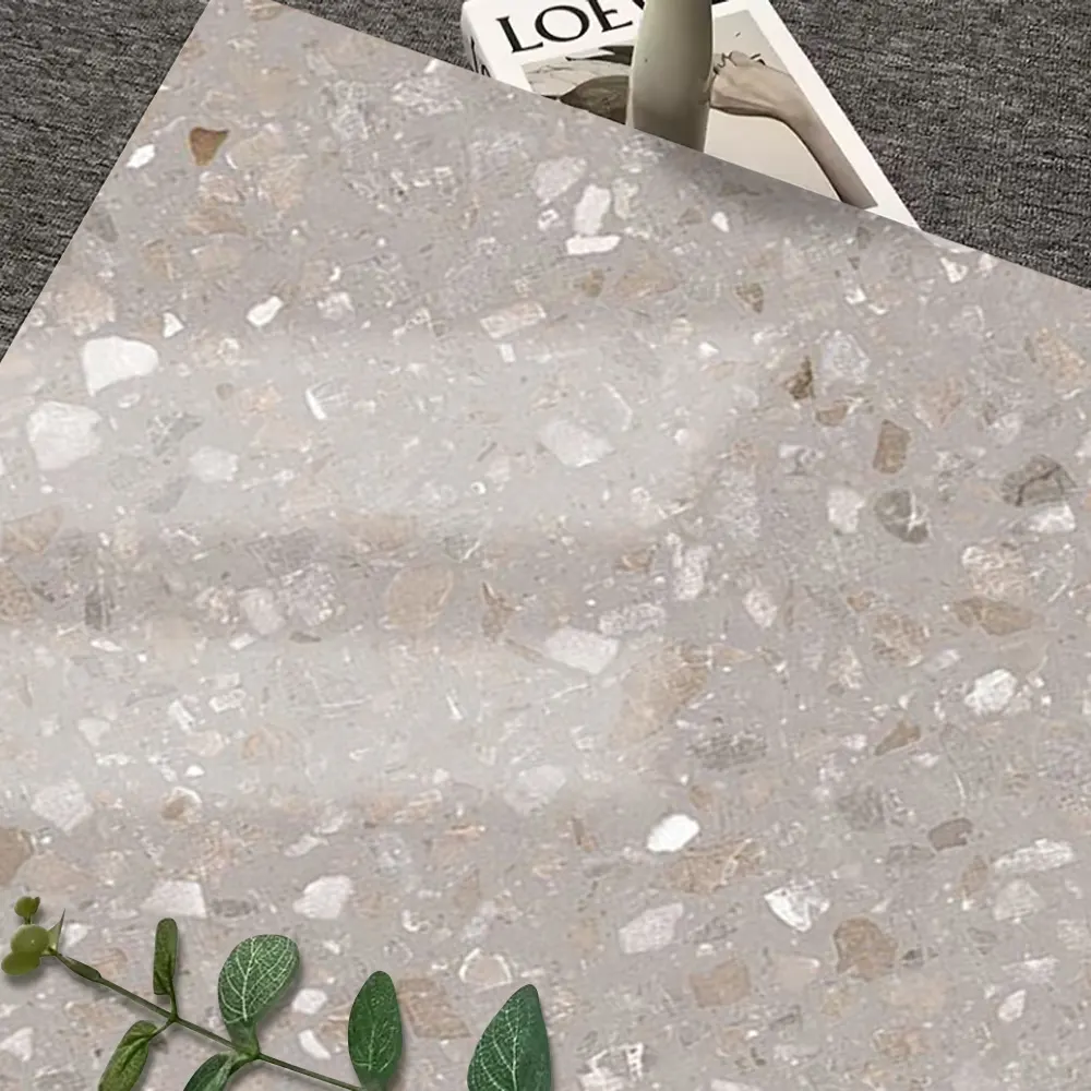 Terrazzo-Look Porcelain Wall And Floor Tile 600x600mm