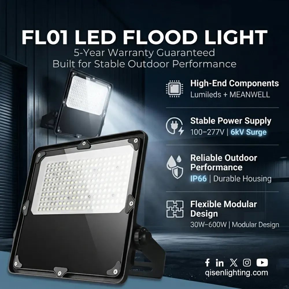 Aluminum LED Floodlight 100-400W